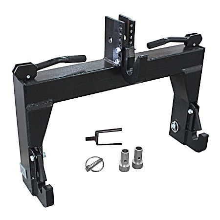 Black Category 1 Quick Hitch