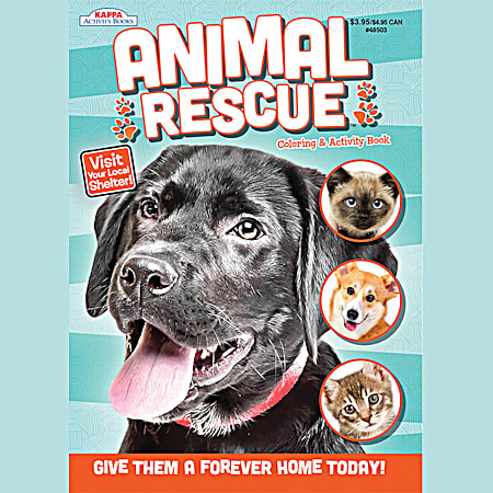 Animal Rescue Coloring & Activity Book - Assorted