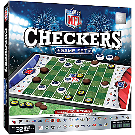 NFL League Version Checkers Game