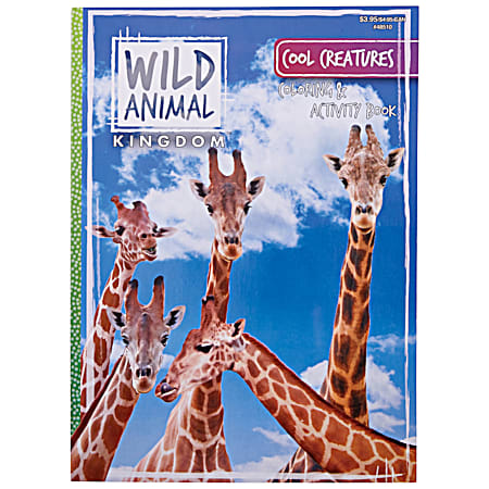 Wild Animal Kingdom Coloring & Activity Book - Assorted