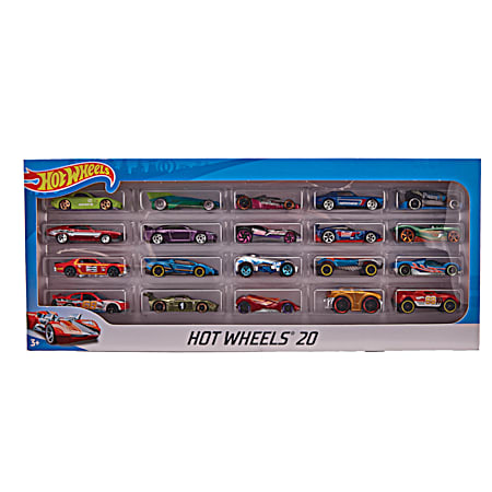 1:64 Scale Toy Vehicles 20-Car Pack - Assorted