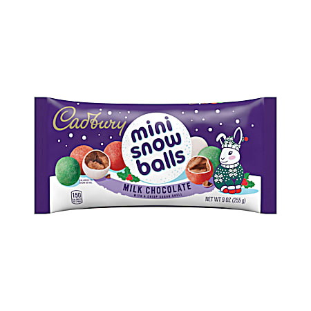 9 oz Solid Milk Chocolates w/ A Crisp Sugar Shell