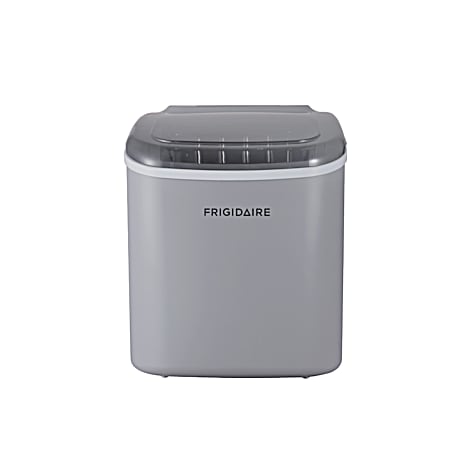 Silver Compact Ice Maker