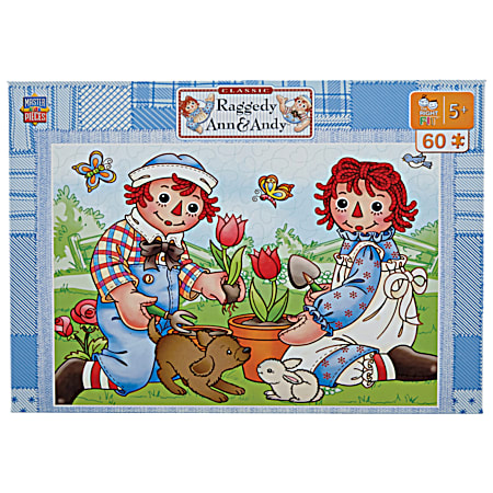 Classic Raggedy Ann & Andy 60 Pc Puzzles - Assorted