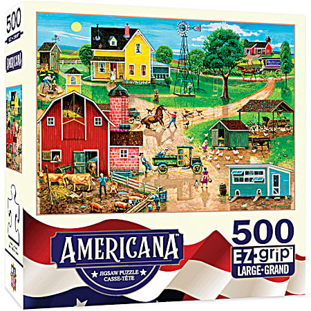 Americana 500 Pc. Jigsaw Puzzles - Assorted