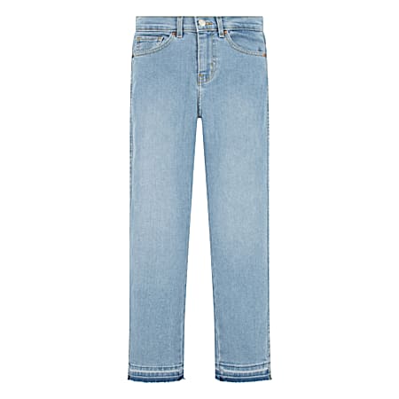 Girls' High Rise Ankle Straight Jeans