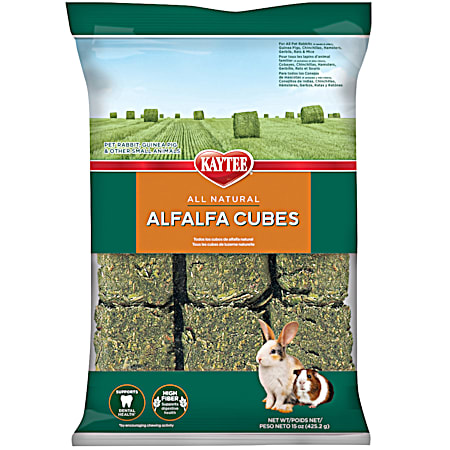 15 oz Natural Alfalfa Cubes