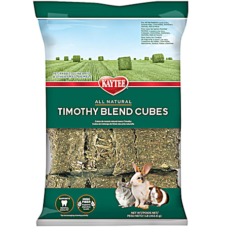1 lb Natural Timothy Cubes