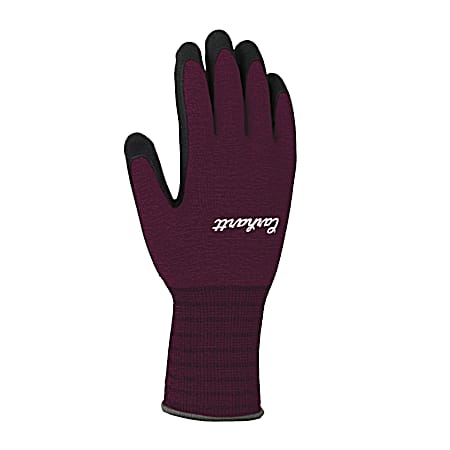 Women's Deep Wine Nitrile Gloves