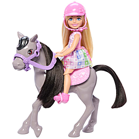 Barbie Chelsea & Pony Doll & Pony