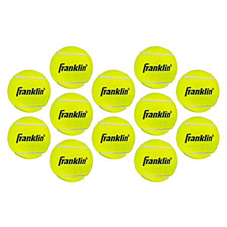 Yellow Practice Tennis Balls - 12 pk