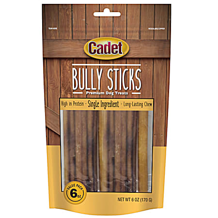 6 oz Small Bully Sticks Dog Treats