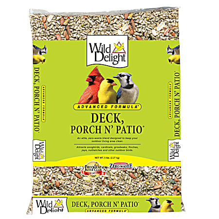 Advanced Formula Deck Porch N' Patio Zero Waste Wild Bird Food, 5 lbs
