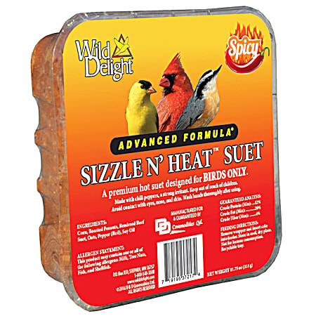 Sizzle N’ Heat Suet - 11.75 Oz.