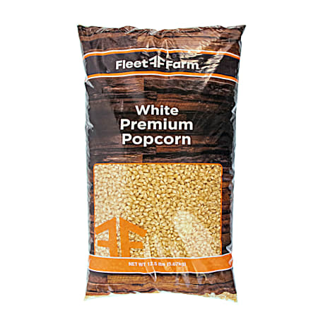 12.5 lb White Premium Popcorn