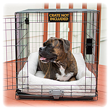 Large Deluxe Bolster Crate Pad