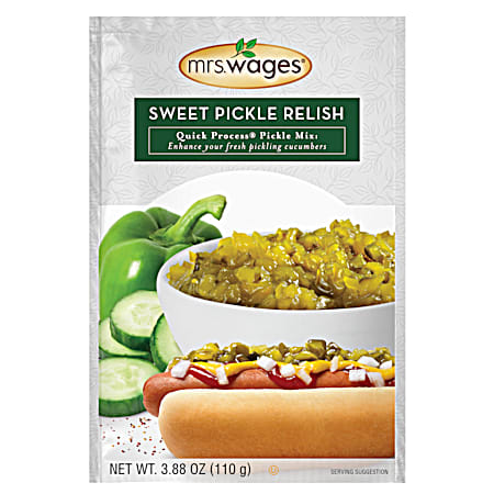 3.88 oz Quick Process Sweet Pickle Relish Mix
