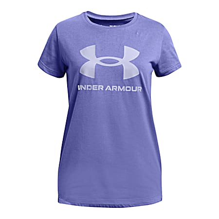 Girls' Sportstyle Logo Short Sleeve Shirt