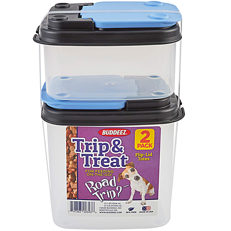 Mighty Tuff 6 Gal/ 24 Lb Pet Food Storage Container with Scoop