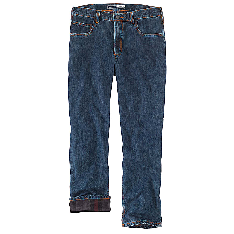 Men's Bonded Fleece Lined Medium Wash Jeans by Full Blue at Fleet Farm