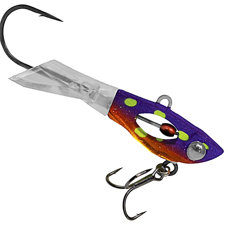 Acme D-Chain Kastmaster Spoon w/ Glow Eye Hook Ice Fishing Jigging Spoon