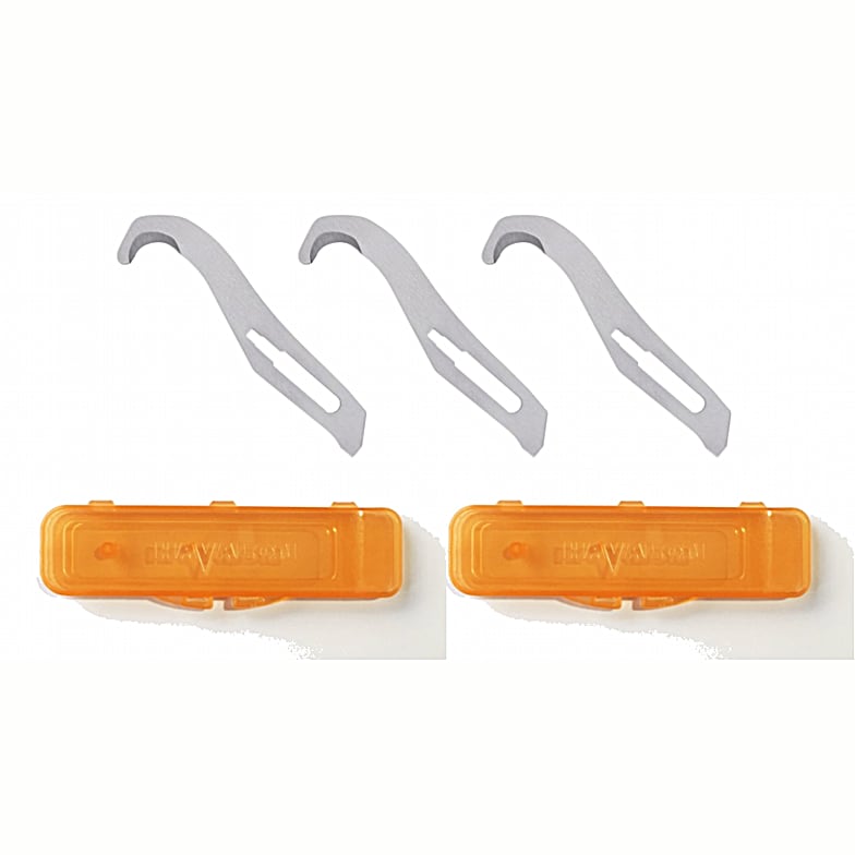 Orange Razor Bone Replaceable Razor Blade Knife by Outdoor Edge at Fleet  Farm