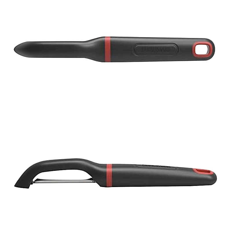 Classic Red/Stainless Steel Soft Touch Swivel Peeler by Farberware at Fleet  Farm