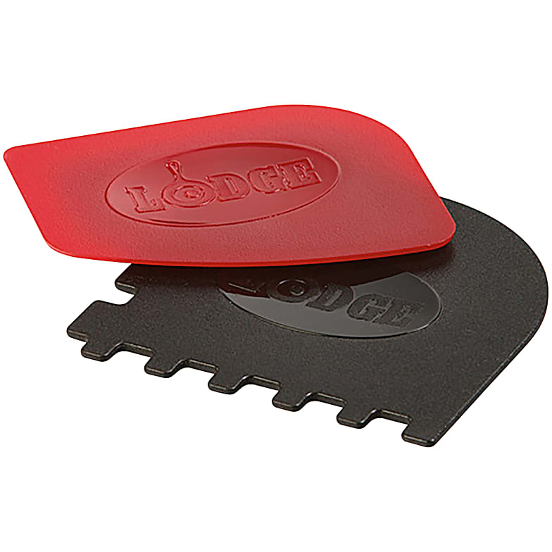 Cast Iron Skillet w/ Red Silicone Hot Handle Holder by Lodge at Fleet Farm