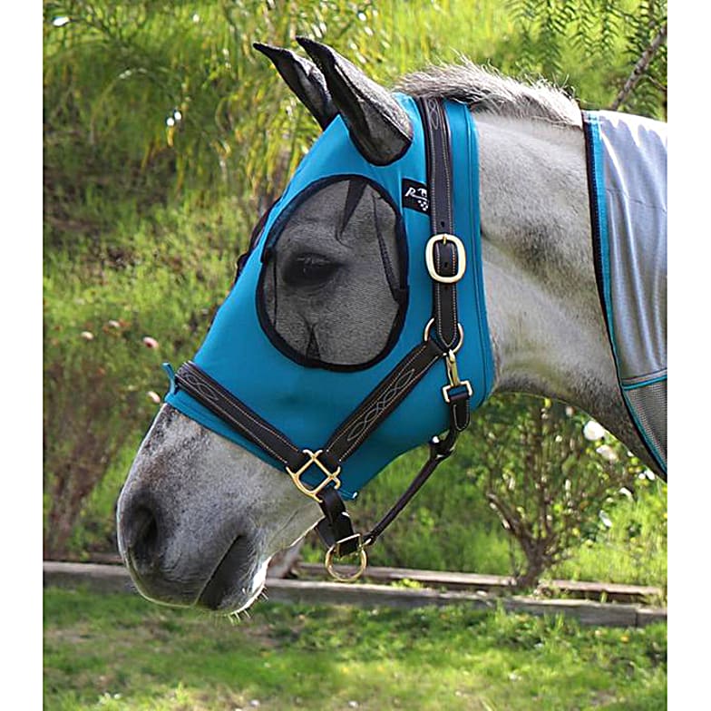 Prof Choice Comfortfly Lycra Fly Mask Colour Grey Size horse