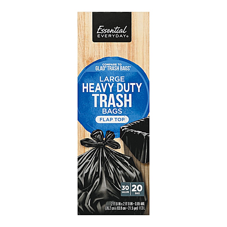 30 Gal Heavy Duty SuperFlex Trash Bags - 25 ct by Essential EVERYDAY at  Fleet Farm