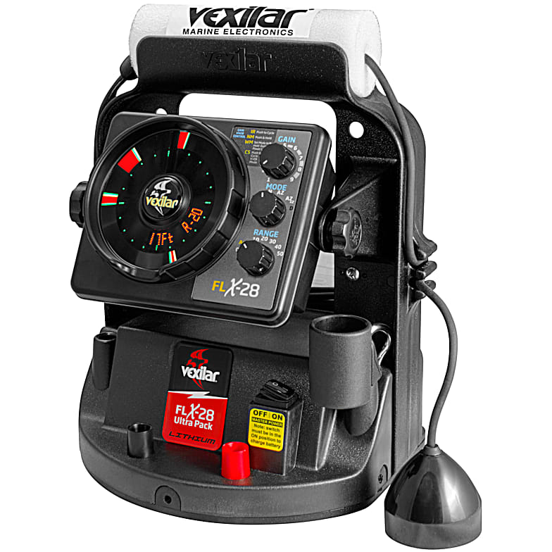 Vexilar FLX-28 Ice Fishing Sonar Fishfinder Genz Pack w/Pro-View