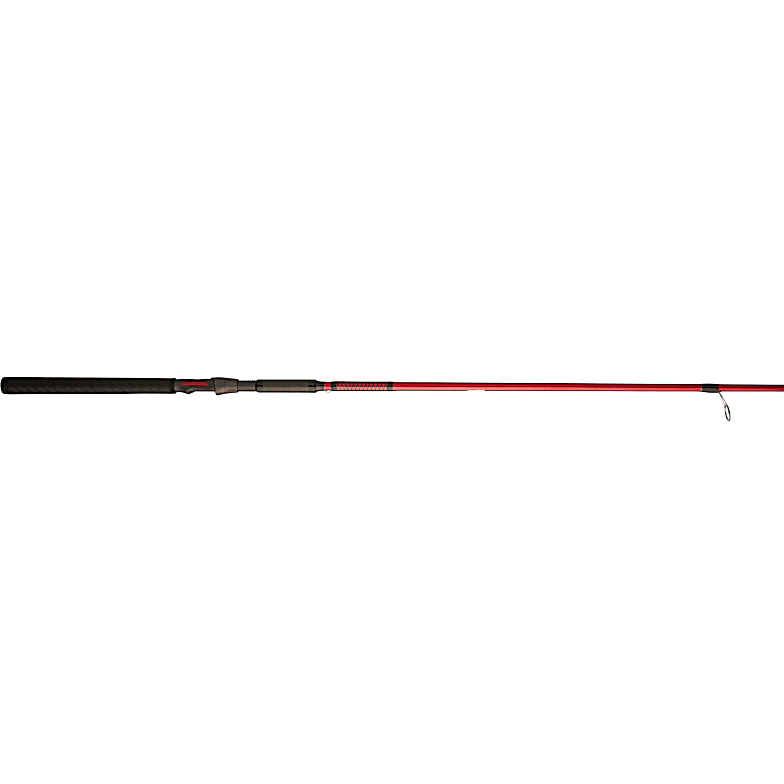 Ugly Stik Bigwater Stand Up Conventional Fishing Rod, Black/Red/Yellow, 6'  - Heavy - 1pc