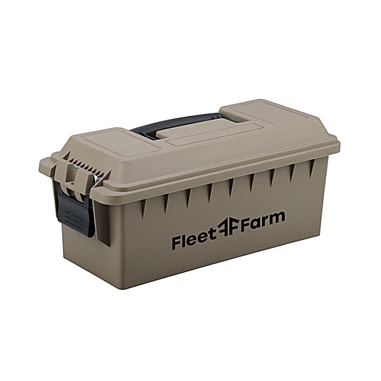 Fleet Farm .50 Cal OD Green Plastic Ammo Box by Fleet Farm at Fleet Farm