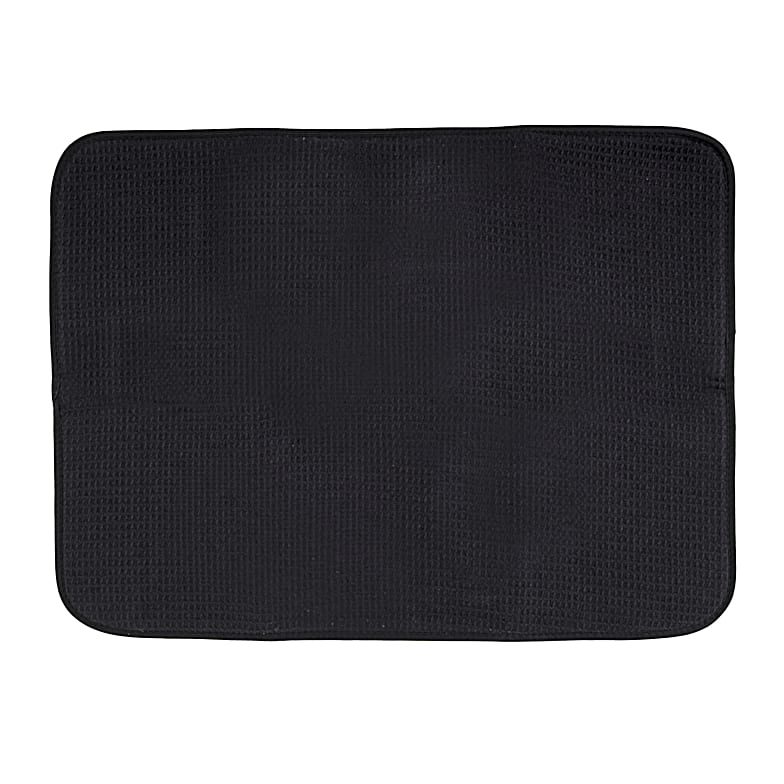 Small Antimicrobial Sink Mat - Black by Rubbermaid at Fleet Farm