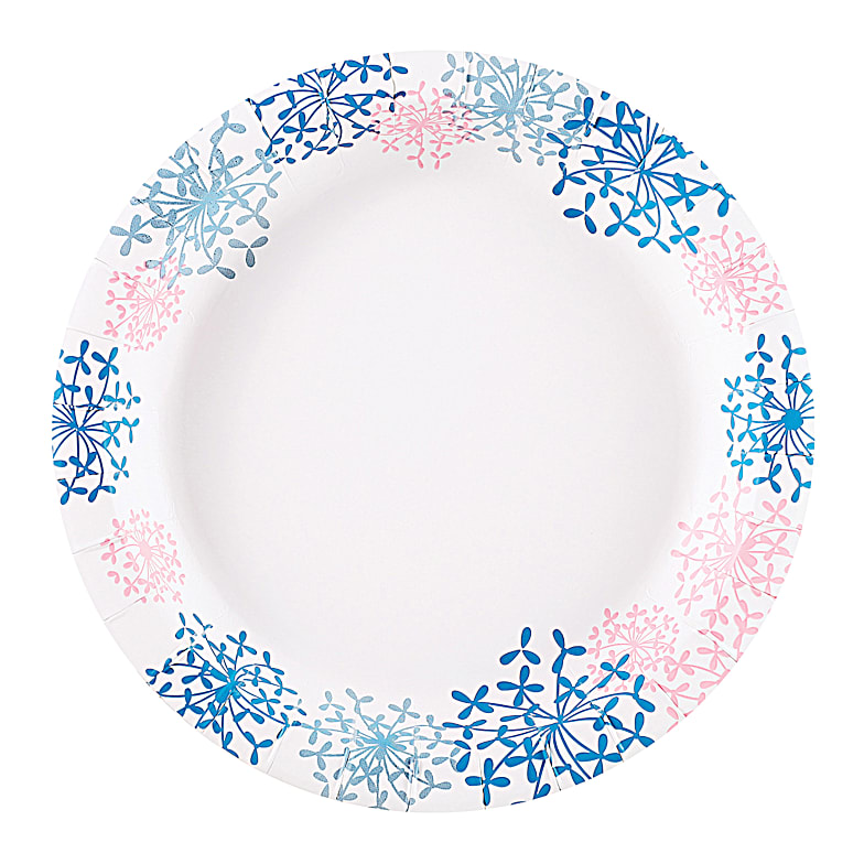 Plastic Plates Bright Pink 10.25 in 50ct