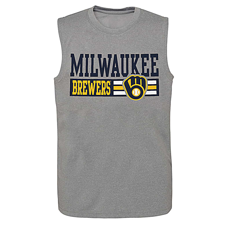 Women's Milwaukee Brewers Navy Graphic Crew Neck Long Sleeve T-Shirt by  Campus Lifestyle at Fleet Farm