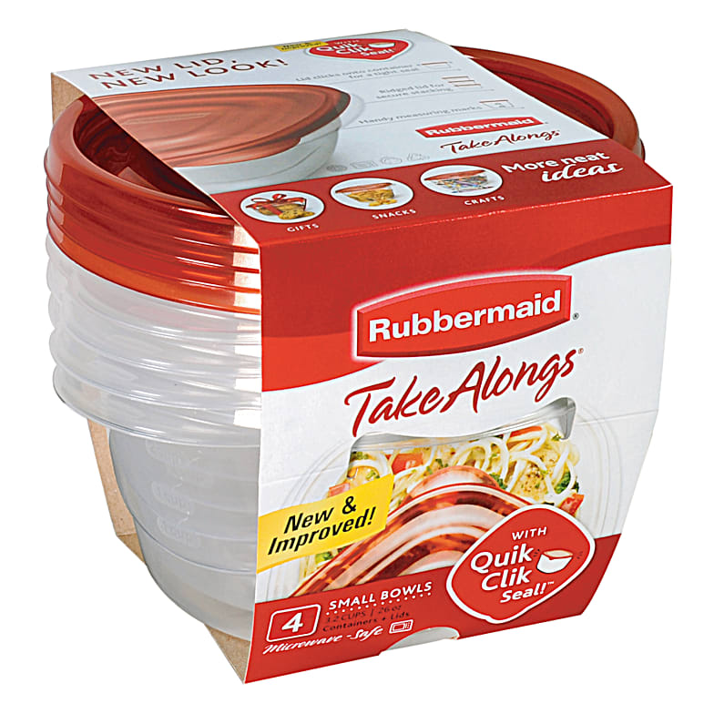 Rubbermaid, TakeAlongs, Twist & Seal Liquid Storage, 2 Cup, 3 Count 