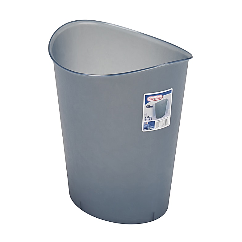 13 gal Gunmetal Step On Wastebasket by Rubbermaid at Fleet Farm