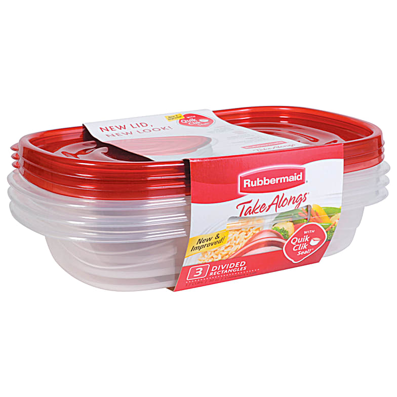 MealBox 3.8 cup Divided Glass Food Storage Container by Pyrex at Fleet Farm