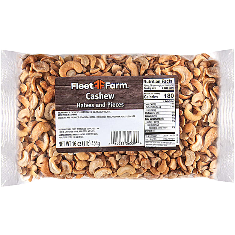 Blain's Farm & Fleet 48 oz Honey Roasted Cashews - 724812
