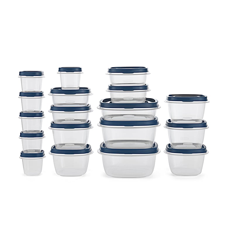 5-Cup Clear/Blue Total Solution Plastic Medium Rectangle Food Storage  Container by SnapWare at Fleet Farm