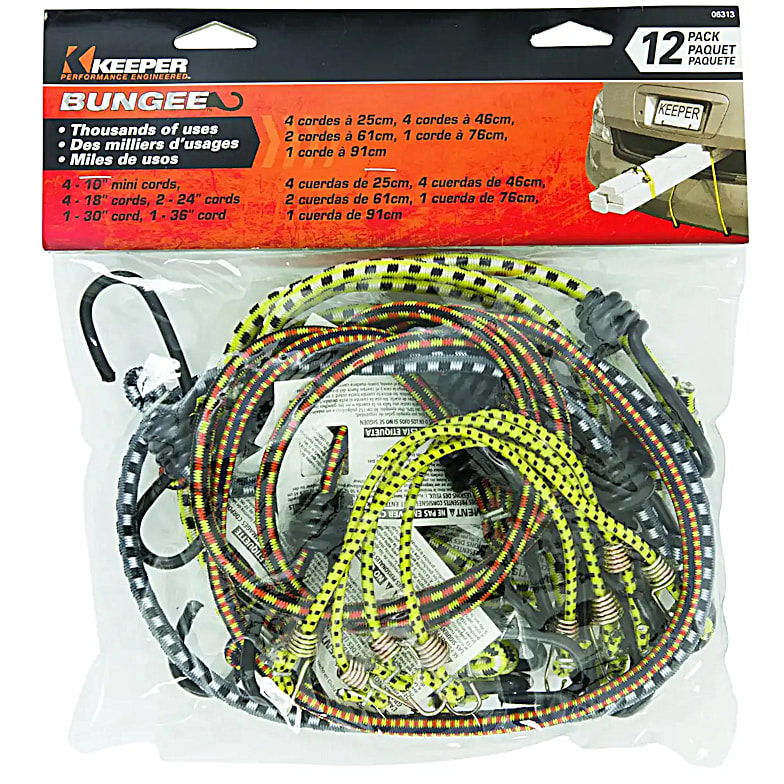 1.25 in x 16 ft Rubber Tarp Straps - 2 Pk by Stanley at Fleet Farm