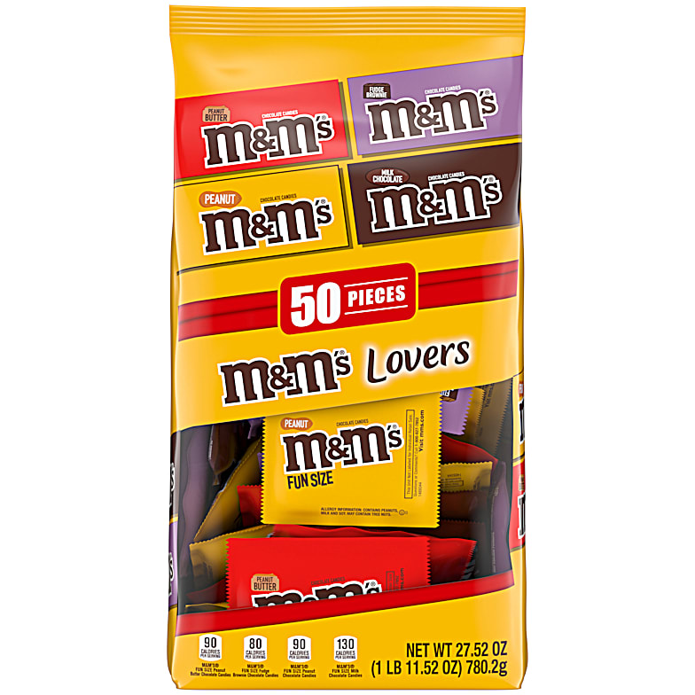 M&M'S Mad Scientist Mix Peanut, Peanut Butter & Milk Chocolate Assorted  Halloween Candy, 8 oz Bag