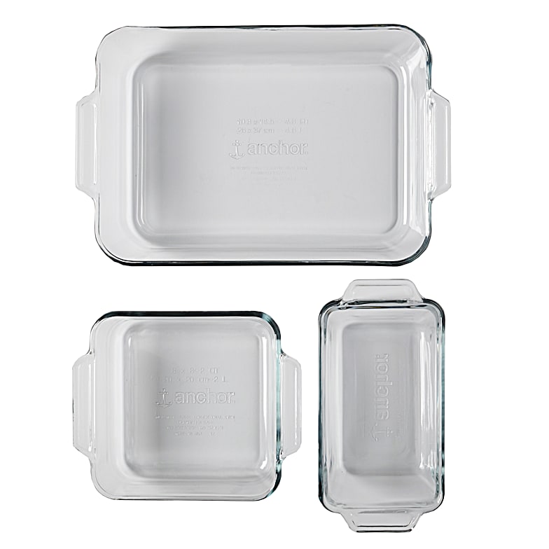 Rubbermaid DuraLite Glass Bakeware, 4-Piece Set w/ Lids, Baking Dishes or  Casserole Dishes, 9 x 13 and 8 x 12 & Reviews