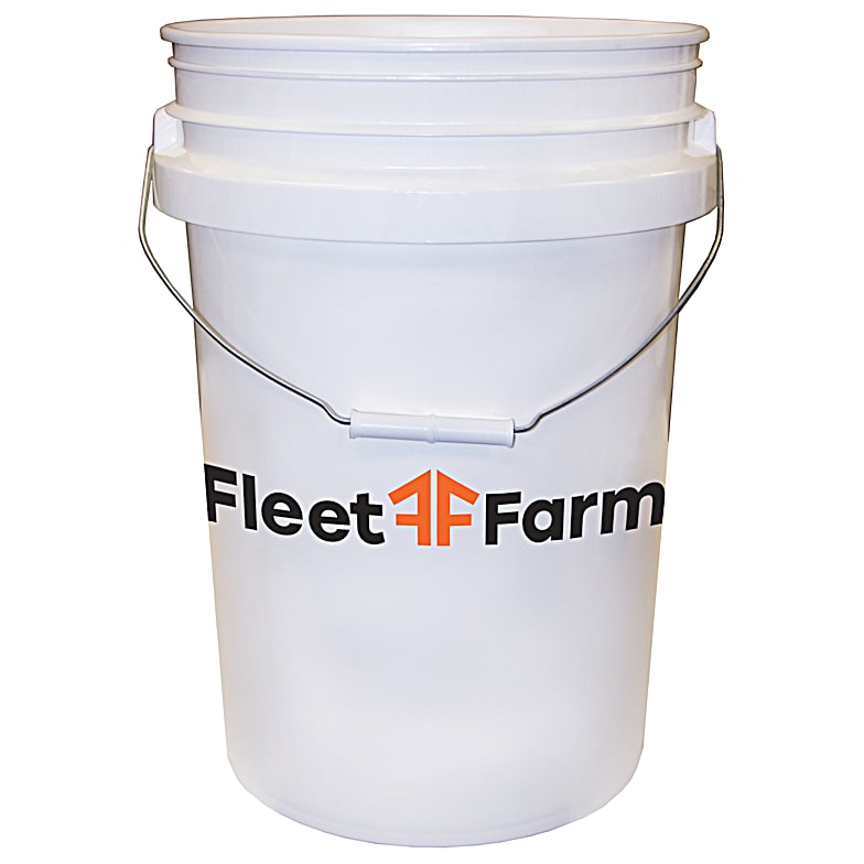5 Gallon Water Bucket with Lid, Yelm Farm and Pet