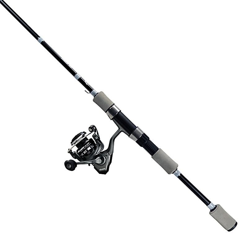 DUDE PERFECT Micro Fishing Rod and Reel Combo, 5FT Spincast or Spinning, Light Action Fiberglass Poles, Soft, Padded Grips
