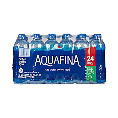 16.9 oz Purified Drinking Water 24 Pk by Aquafina at Fleet Farm