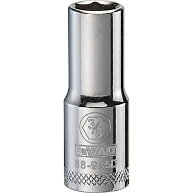 DEWALT 3/8-Inch Drive 1/4-Inch SAE Deep Socket - 6-Point Chrome Vanadium With DirectTorque Technology - View #10