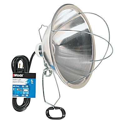 300 Watt Brooder Light with Vinyl Grips by Woods at Fleet Farm
