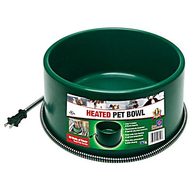 Heated pet food bowls outlet